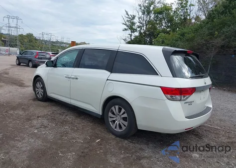 2015 Honda Odyssey Ex-L из США, поврежденный, VIN 5FNRL5H61FB021700
